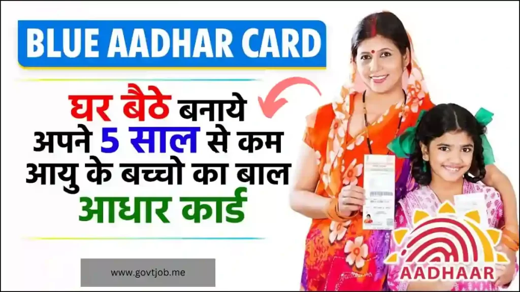 Blue Aadhar Card