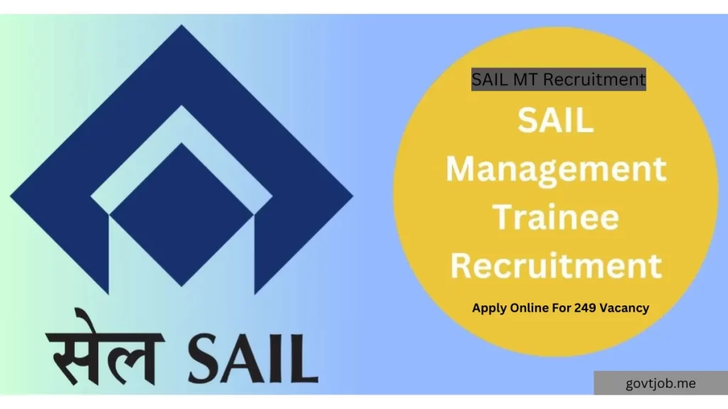 SAIL MT Recruitment