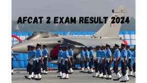 AFCAT 2 Exam Result 2024